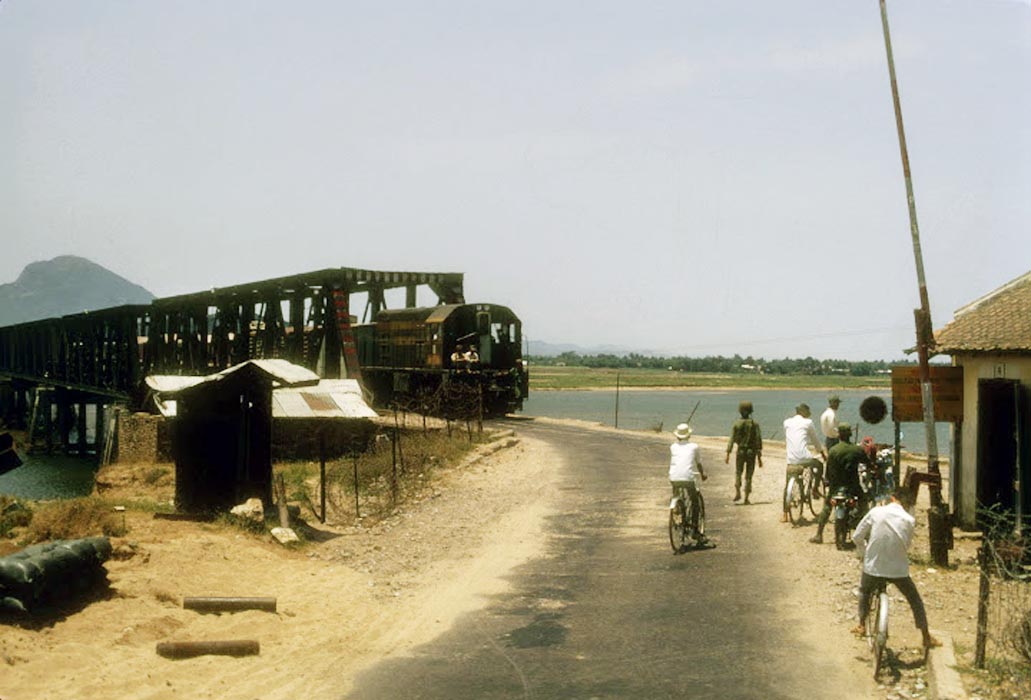 crossing the river